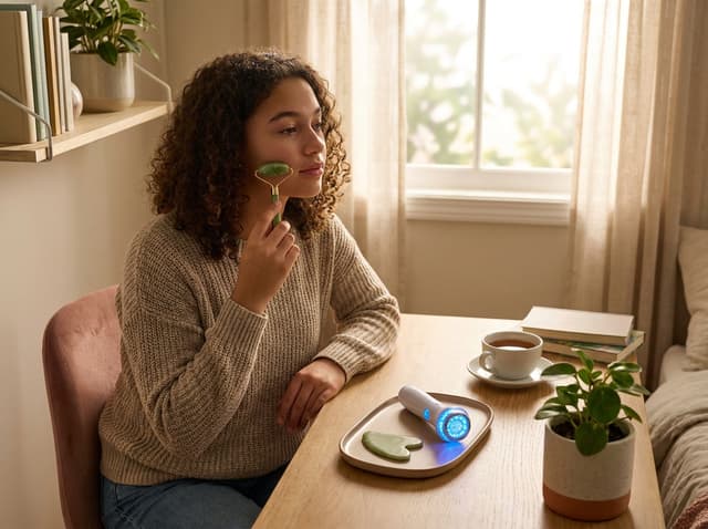 At-Home Dermatology Tools: Gua Sha, Jade Rollers, and Acne Devices
