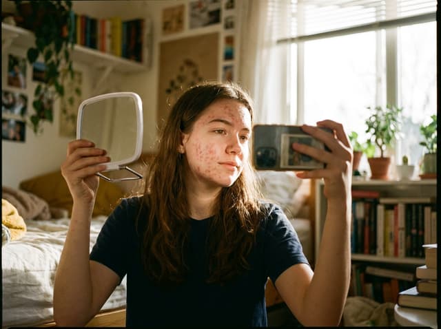 How to Take Photos When You Have Acne: Lighting, Angles, and Confidence
