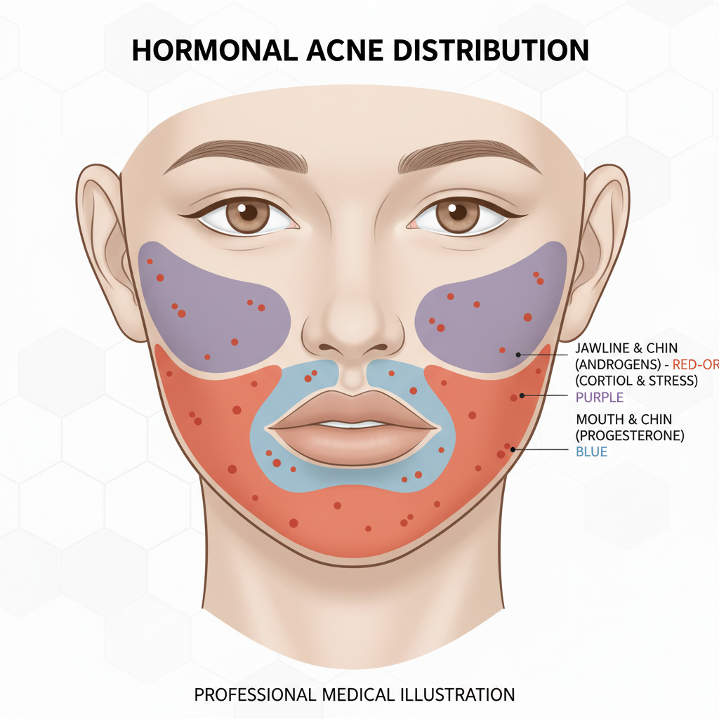Hormonal Acne Patterns: How to Identify Hormone-Driven Breakouts by ...