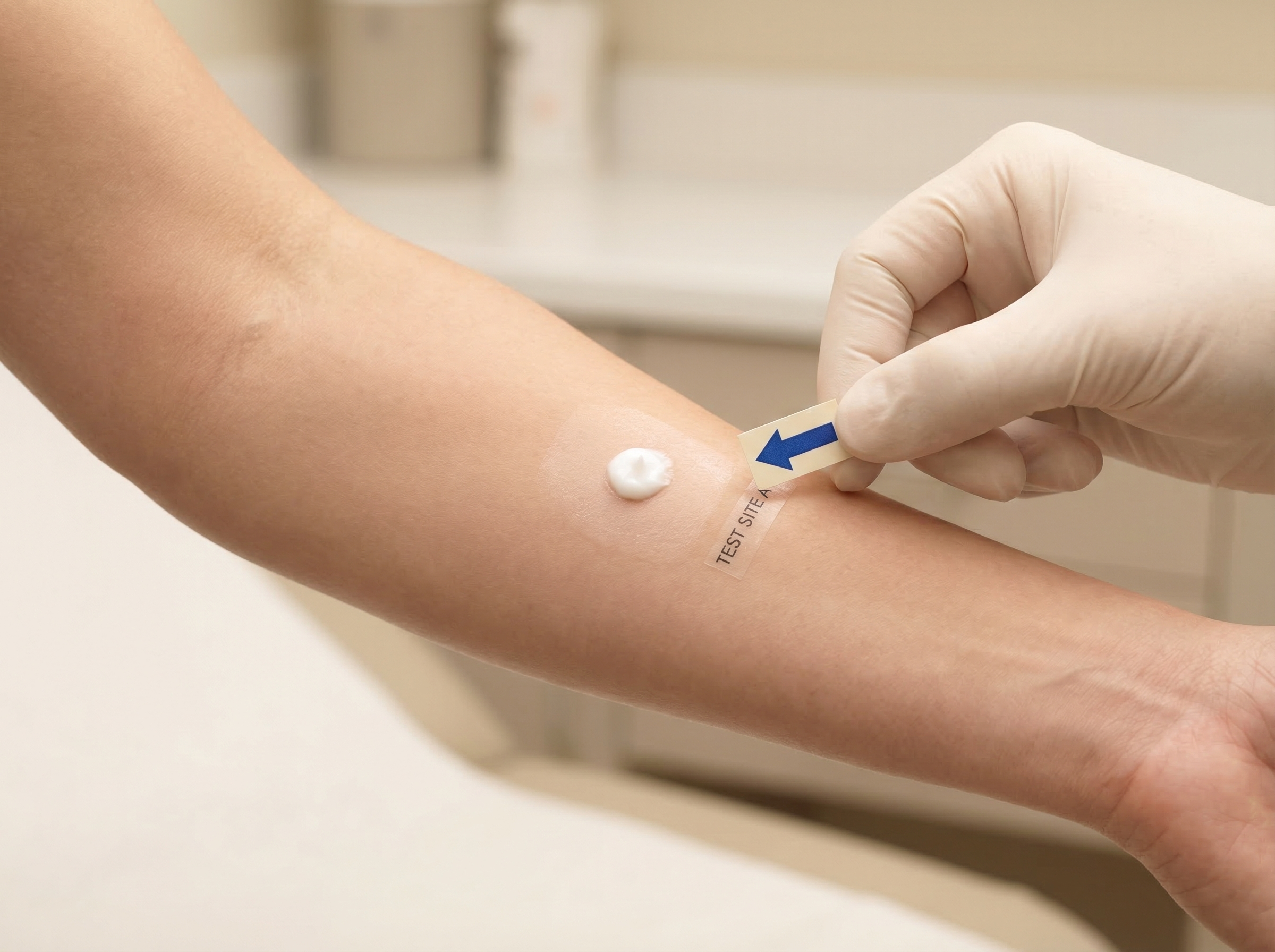 A teen applying a clay mask to their T-zone area